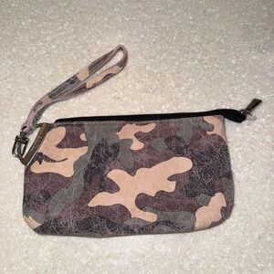 Prune {PRÜNE} Camo Leather Wristlet ~ From Argentina